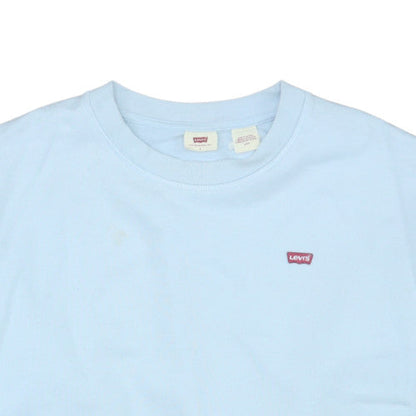 Mens UK Size L Levi's Blue Pullover Sweatshirt