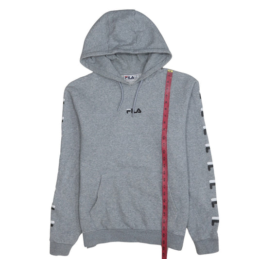 Mens UK Size M Fila Grey Pullover Hoodie