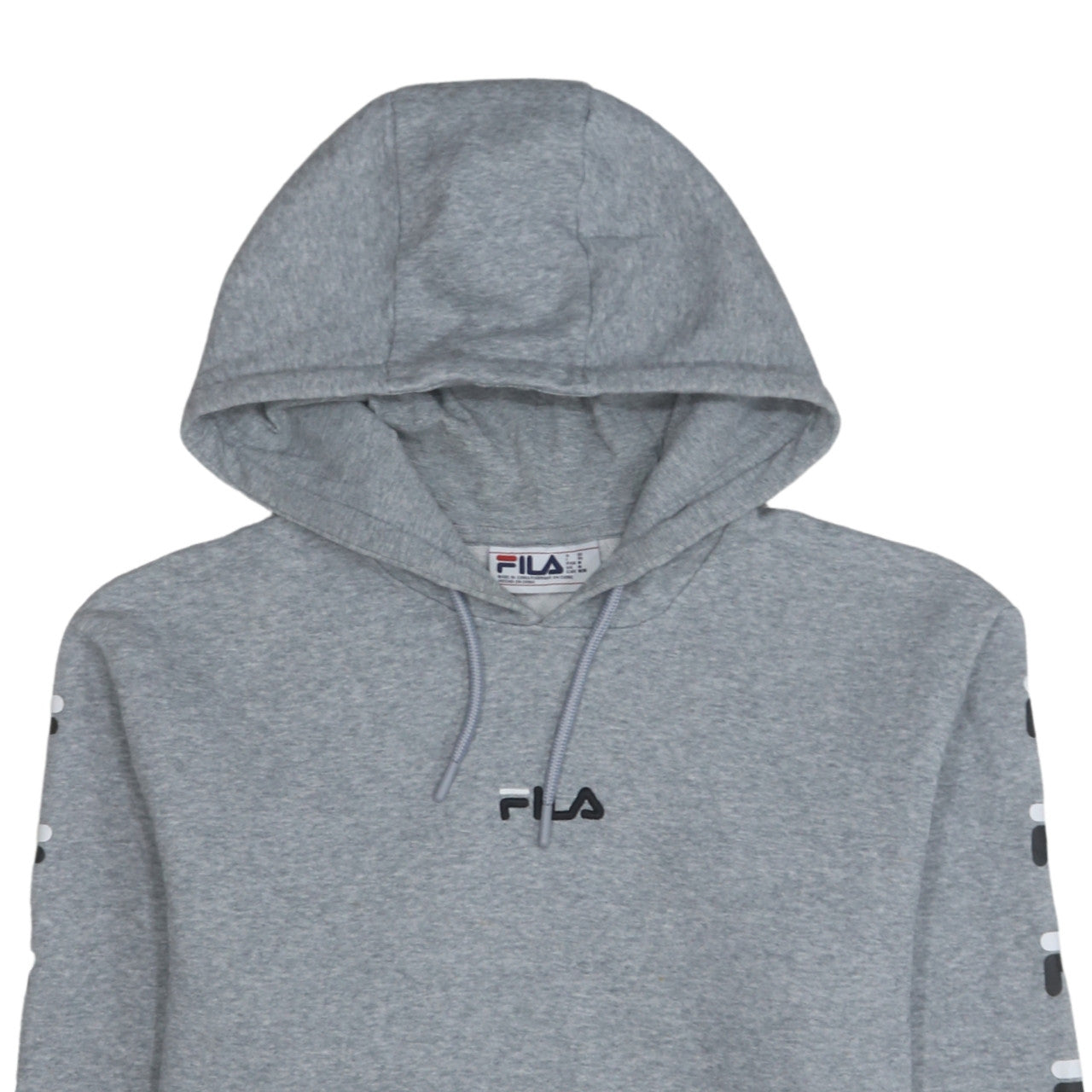 Mens UK Size M Fila Grey Pullover Hoodie