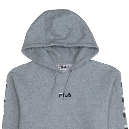 Mens UK Size M Fila Grey Pullover Hoodie