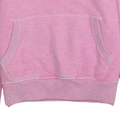 Womens UK Size S Superdry Pink Pullover Hoodie