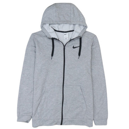 Mens UK Size M Nike Grey Full Zip Hoodie