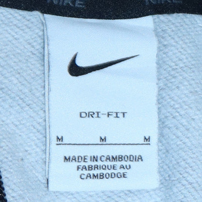 Mens UK Size M Nike Grey Full Zip Hoodie