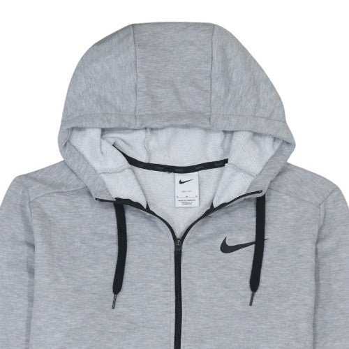 Mens UK Size M Nike Grey Full Zip Hoodie