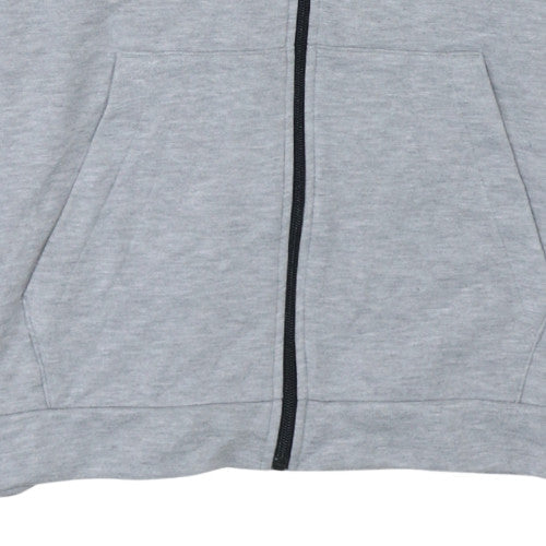 Mens UK Size M Nike Grey Full Zip Hoodie