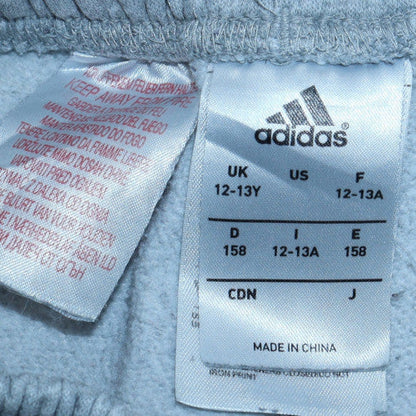 Adidas Boys Grey Jogger Trousers 12-13 Years Elastic Waist Activewear