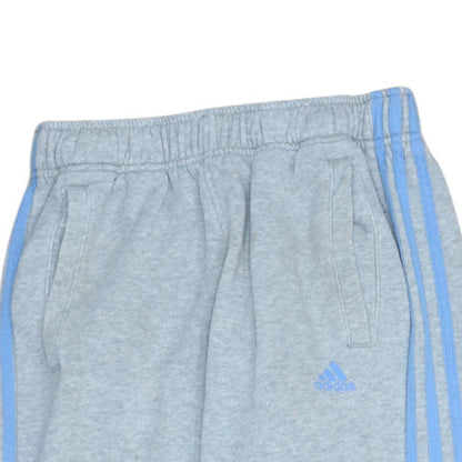 Adidas Boys Grey Jogger Trousers 12-13 Years Elastic Waist Activewear