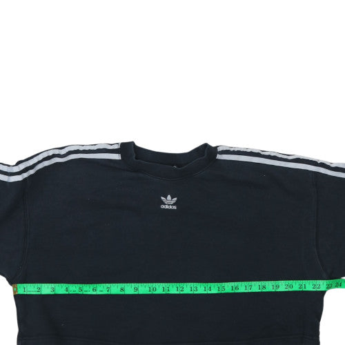 Womens UK Size 4 Adidas Black Pullover Sweatshirt