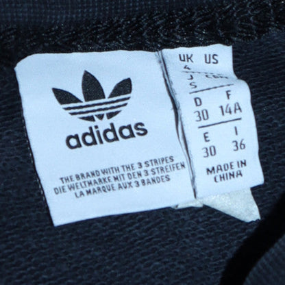 Womens UK Size 4 Adidas Black Pullover Sweatshirt