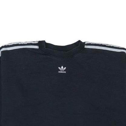 Womens UK Size 4 Adidas Black Pullover Sweatshirt