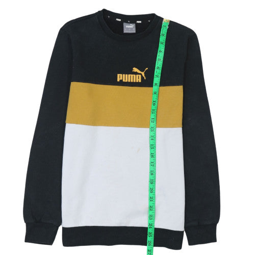 Mens UK Size S Puma Black Pullover Sweatshirt