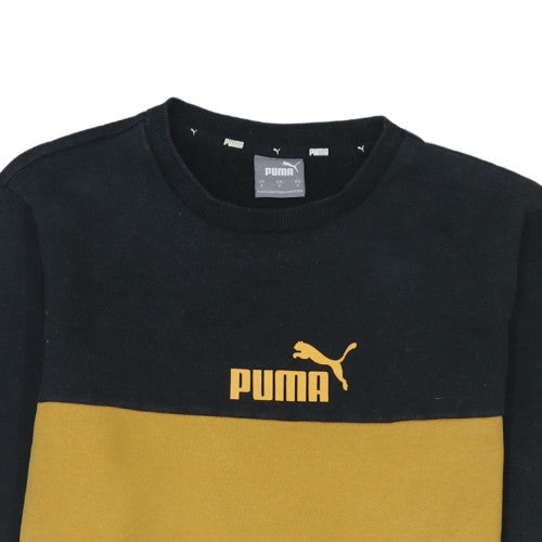 Mens UK Size S Puma Black Pullover Sweatshirt