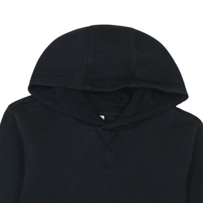 Adidas Boys Black Pullover Hoodie Fleece Sweatshirt 14 Years