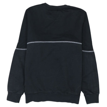 Adidas Boys Black Crew Neck Pullover Sweatshirt 13-14 Years Classic Style