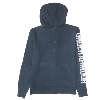 Mens UK Size L Under Armour Black Full Zip Hoodie