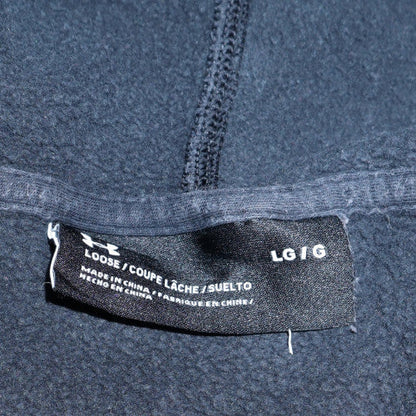 Mens UK Size L Under Armour Black Full Zip Hoodie