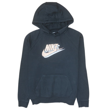 Womens UK Size M Nike Black Pullover Hoodie