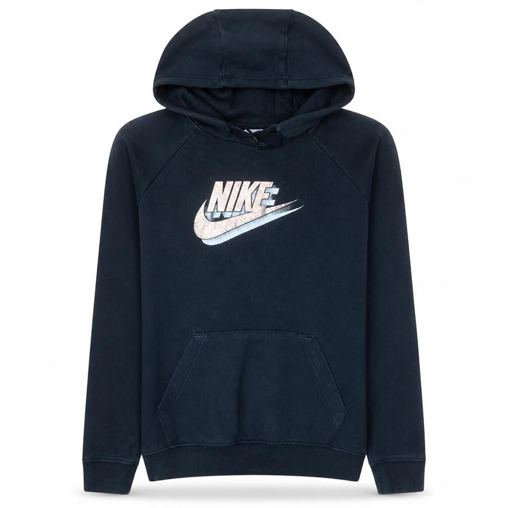 Womens UK Size M Nike Black Pullover Hoodie