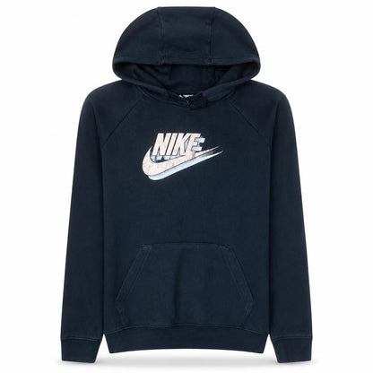 Womens UK Size M Nike Black Pullover Hoodie