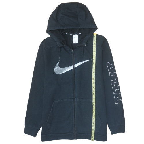 Mens UK Size L Nike Black Full Zip Hoodie