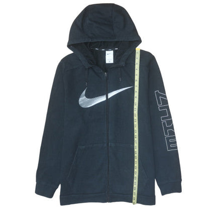 Mens UK Size L Nike Black Full Zip Hoodie