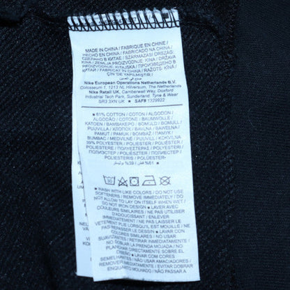Mens UK Size L Nike Black Full Zip Hoodie