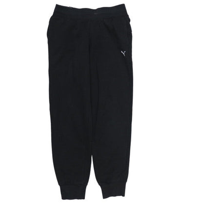 PUMA Womens Black Jogger Sweatpants Size S Cotton Blend Activewear