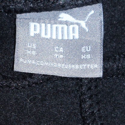 PUMA Womens Black Jogger Sweatpants Size S Cotton Blend Activewear