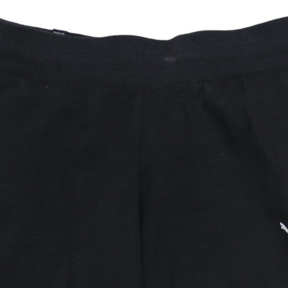 PUMA Womens Black Jogger Sweatpants Size S Cotton Blend Activewear