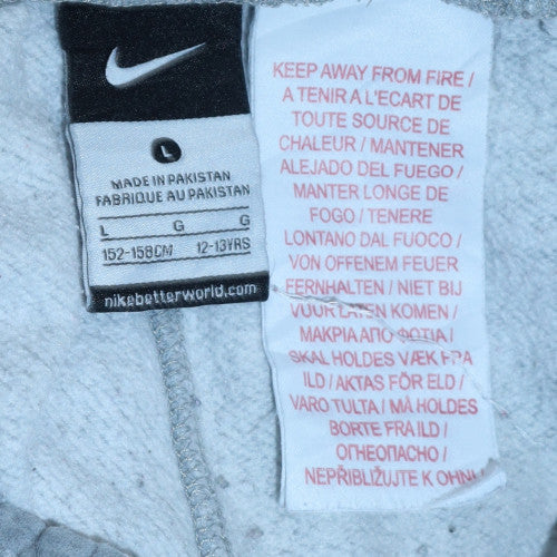 Nike Girls Grey Sweatpants 12-13 Years Jogger Style Activewear Trousers