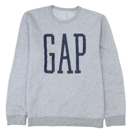 Mens UK Size L GAP Grey Pullover Sweatshirt