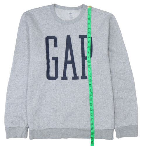 Mens UK Size L GAP Grey Pullover Sweatshirt