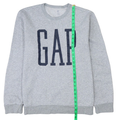 Mens UK Size L GAP Grey Pullover Sweatshirt