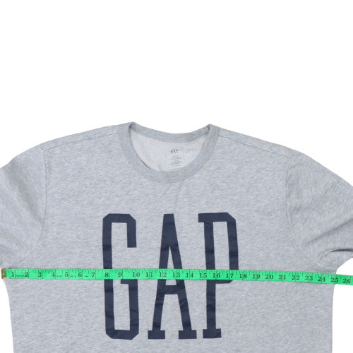 Mens UK Size L GAP Grey Pullover Sweatshirt