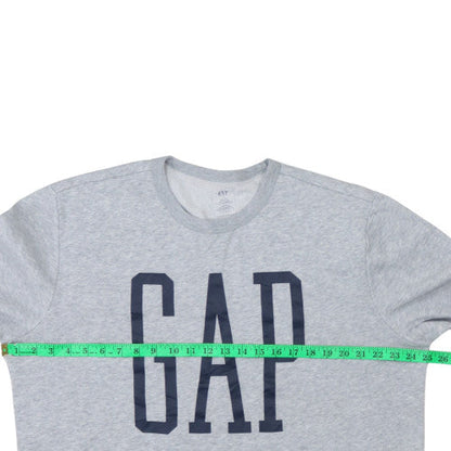 Mens UK Size L GAP Grey Pullover Sweatshirt