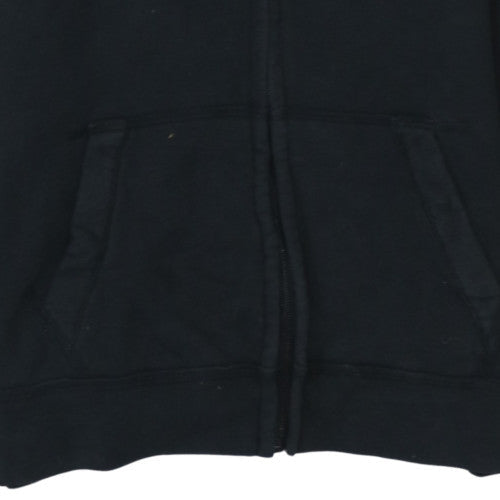 Mens UK Size S Hollister Black Full Zip Hoodie