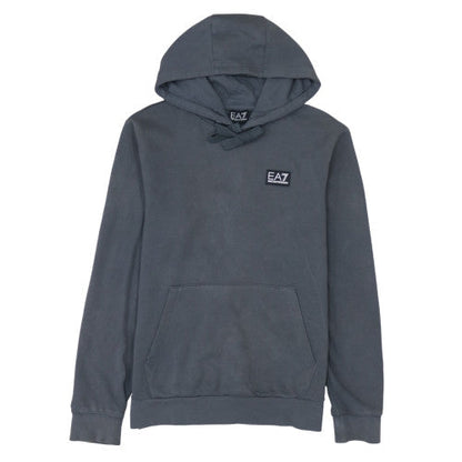 Mens UK Size L Emporio Armani Grey Pullover Hoodie