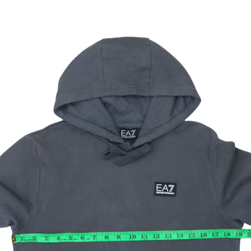 Mens UK Size L Emporio Armani Grey Pullover Hoodie