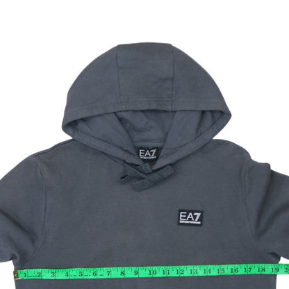 Mens UK Size L Emporio Armani Grey Pullover Hoodie