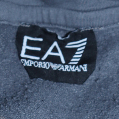 Mens UK Size L Emporio Armani Grey Pullover Hoodie