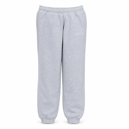 Front view of Puma boys’ grey 13-14 years sweatpants regular fit fleece activewear trousers