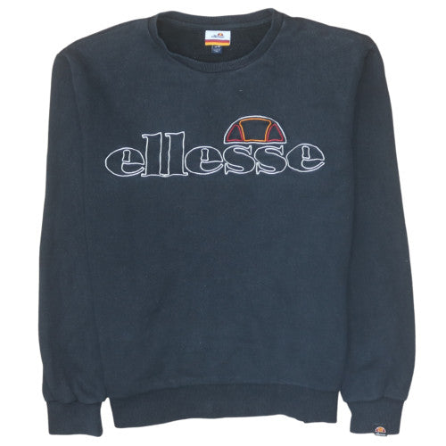 Mens UK Size M Ellesse Blue Pullover Sweatshirt