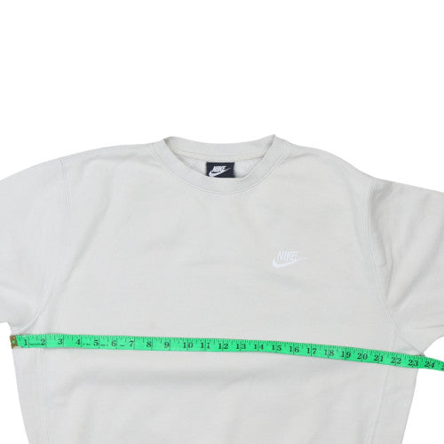 Womens UK Size S Nike White Pullover Sweatshirt