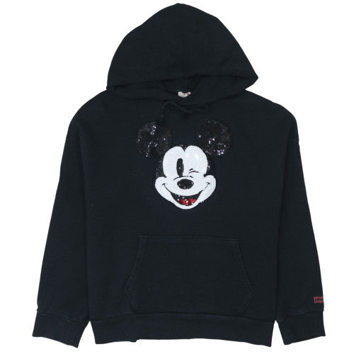 Womens UK Size XS Levi's Black Pullover Hoodie
