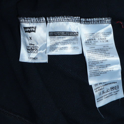 Womens UK Size XS Levi's Black Pullover Hoodie