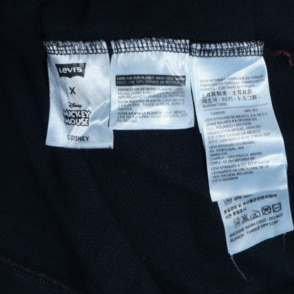 Womens UK Size XS Levi's Black Pullover Hoodie