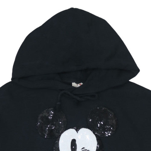 Womens UK Size XS Levi's Black Pullover Hoodie