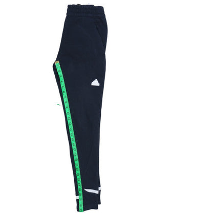 Adidas Men's Blue Tapered Track Pants Size S Elastic Waist Activewear