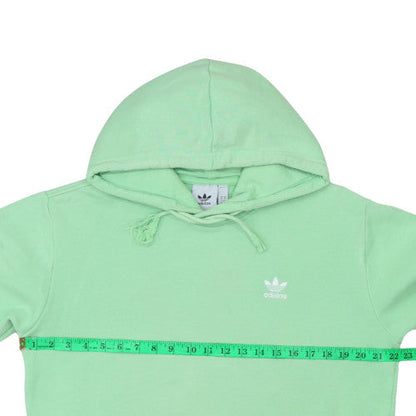Mens UK Size M Adidas Green Pullover Hoodie