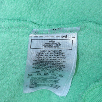 Mens UK Size M Adidas Green Pullover Hoodie